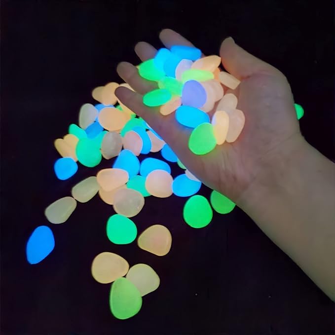 Glowing Stones Glow In Dark (Pack Of 100 pcs)