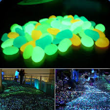 Glowing Stones Glow In Dark (Pack Of 100 pcs)