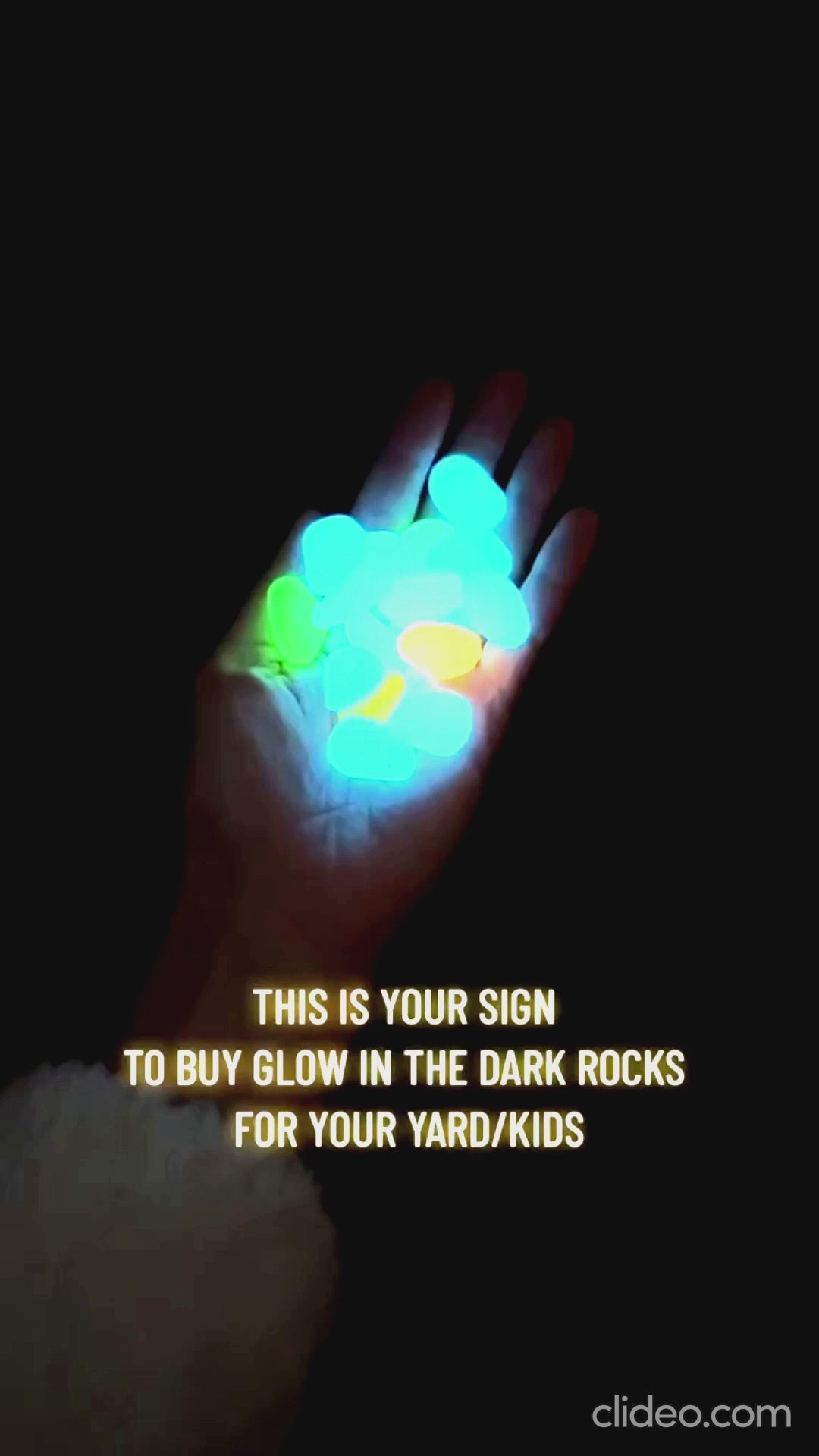 Glowing Stones Glow In Dark (Pack Of 100 pcs)