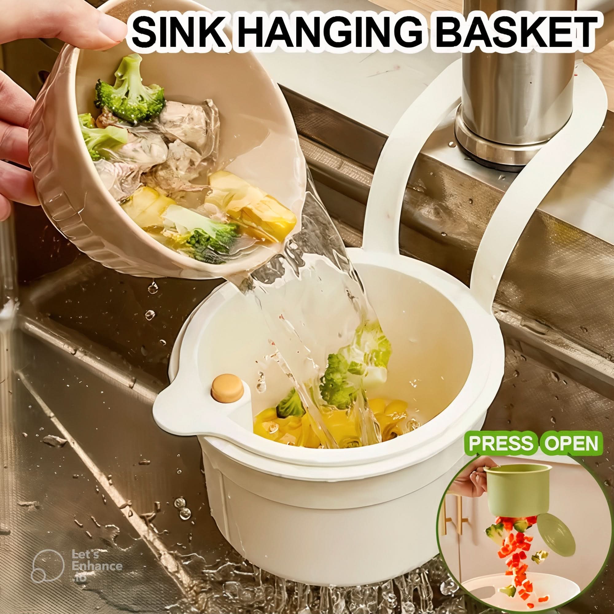 2 in 1 Kitchen Strainer Cum Basket