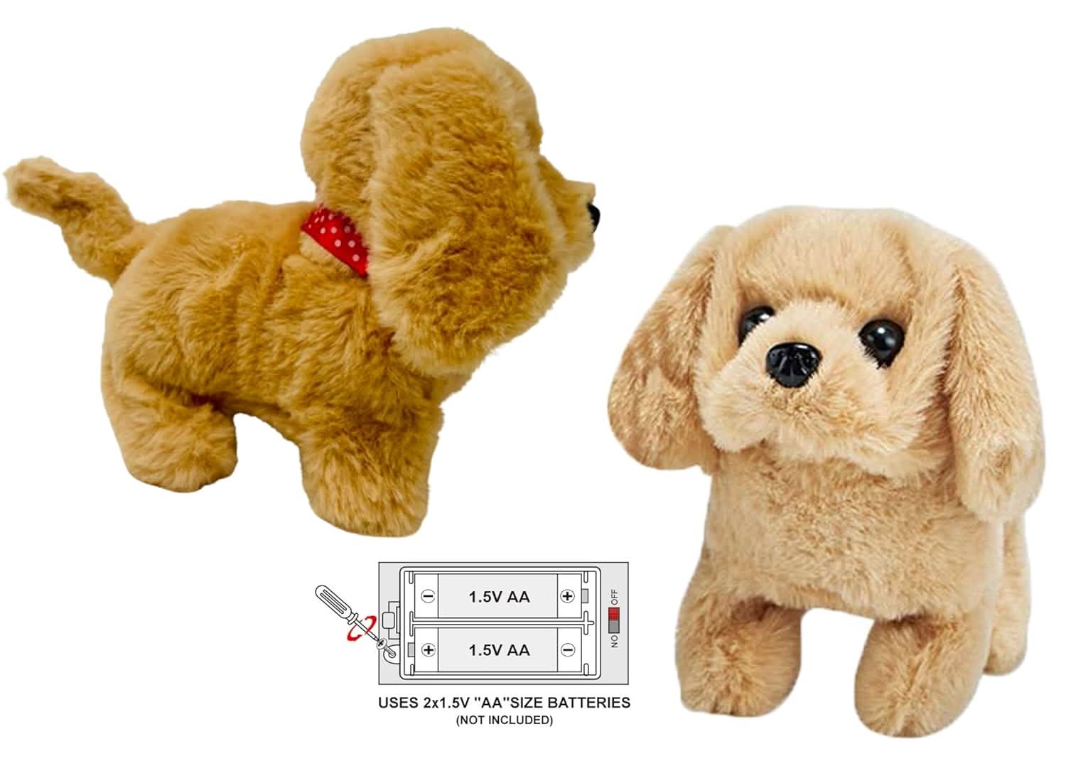 Interactive Plush Puppy Toy–Realistic, Soft & Cute for Kids