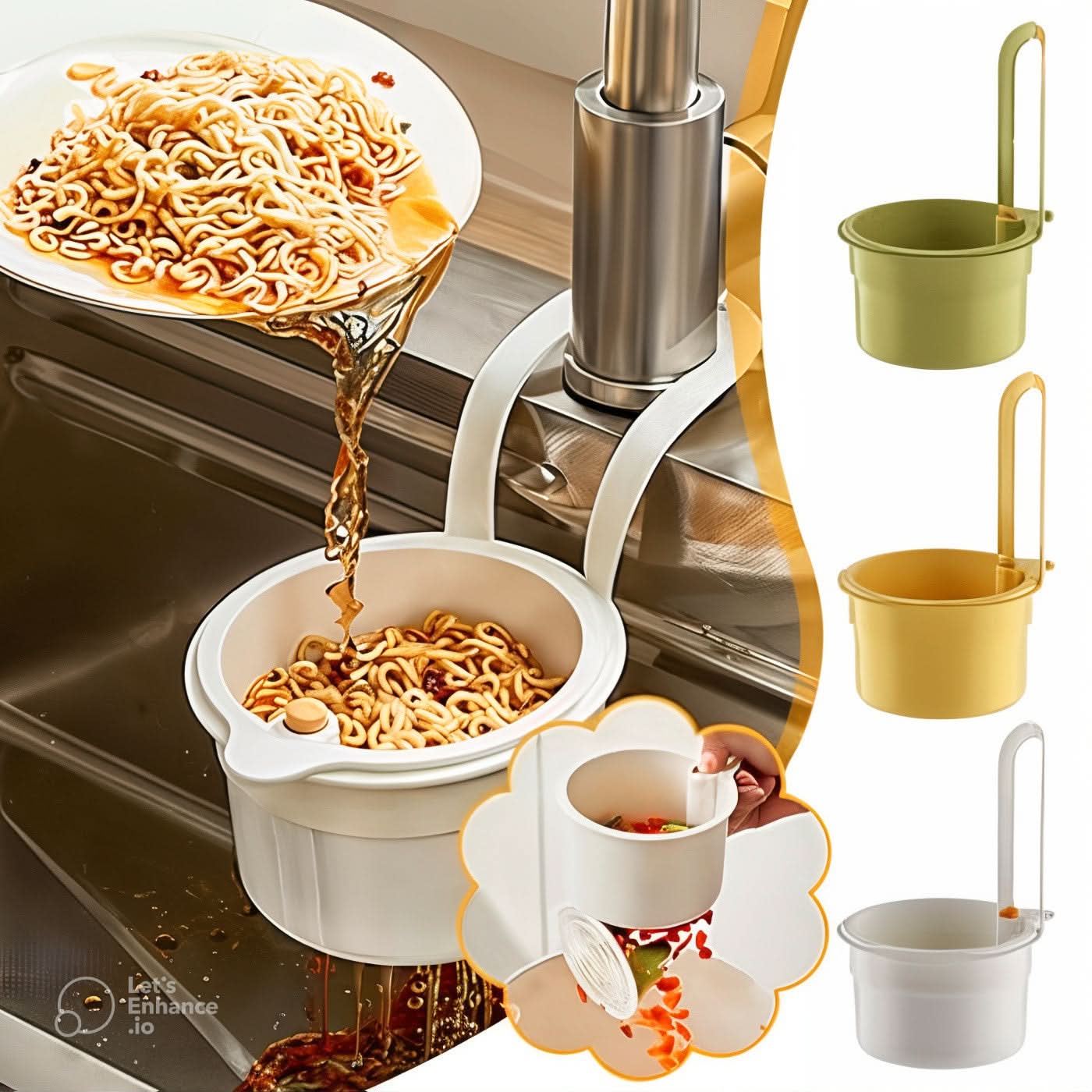 2 in 1 Kitchen Strainer Cum Basket